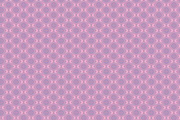 Intricate Geometric Pattern in Soft Pink and Purple Tones