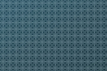 Intricate Islamic Geometric Pattern with Symmetrical Design