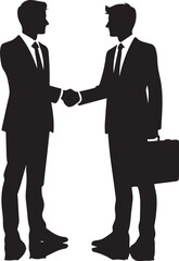 Corporate handshake vector