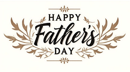 Minimalist Father’s Day Calligraphy Background