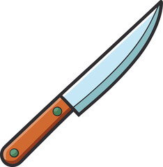 Vector illustration of a simple knife
