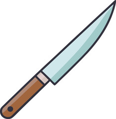 Vector illustration of a simple knife

