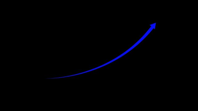 Down arrow animation, Falling prices concept arrow animation.