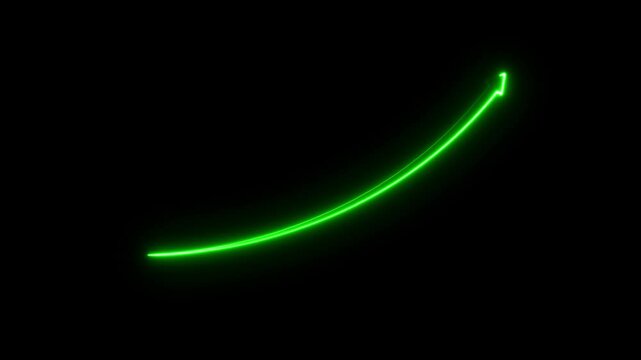 Down arrow animation, Falling prices concept arrow animation.