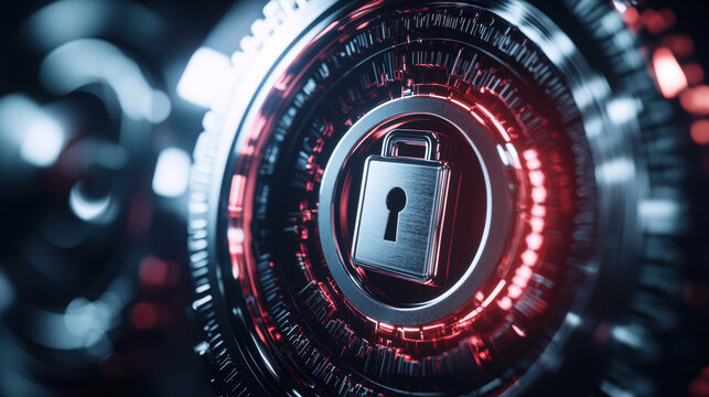 cybersecurity data protection encryption concept