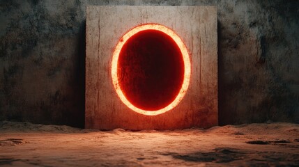 A celestial prison built on an asteroid, containing a trapped god