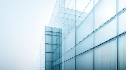 Modern glass building facade (1)
