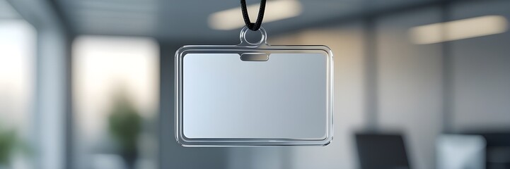 Blank ID Name Tag Badge Lanyard for Office Employee Identification Corporate Title Identify Business Event Meeting Seminar Banner