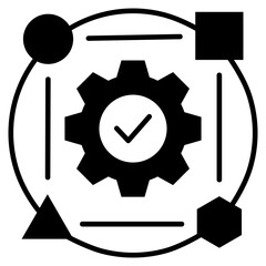 Adaptation Glyph Icon