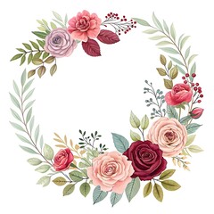 Froral Frame Background