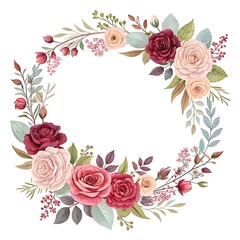 Froral Frame Background