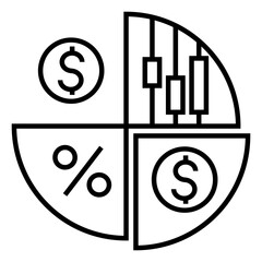 dividend vector icon