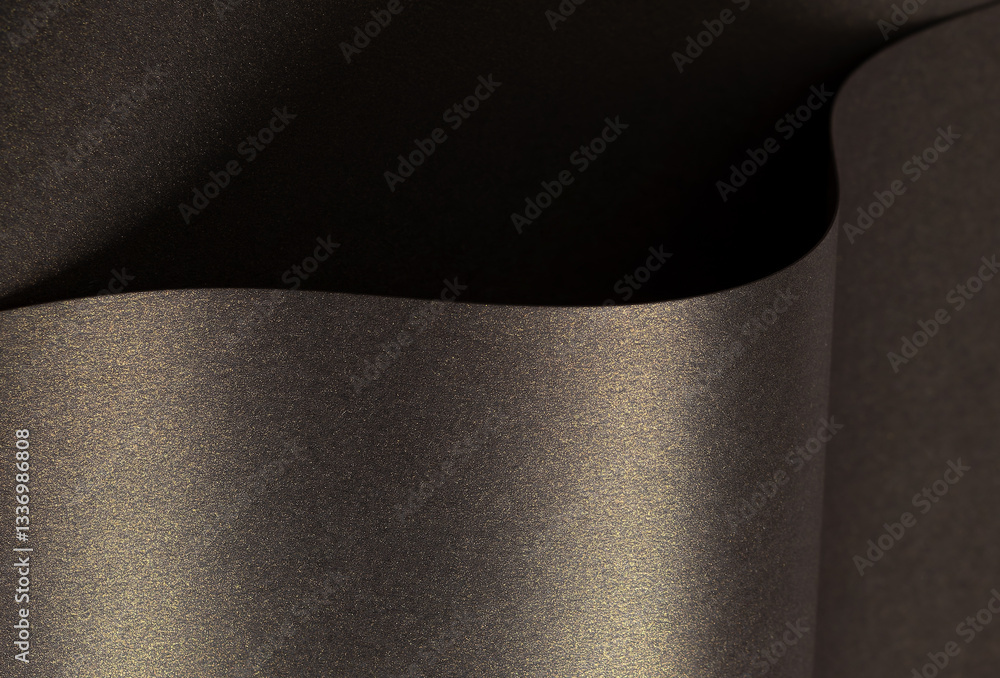 Aufkleber elegant brown paper texture with a golden shimmering finish and subtle glittering effect. rich and g