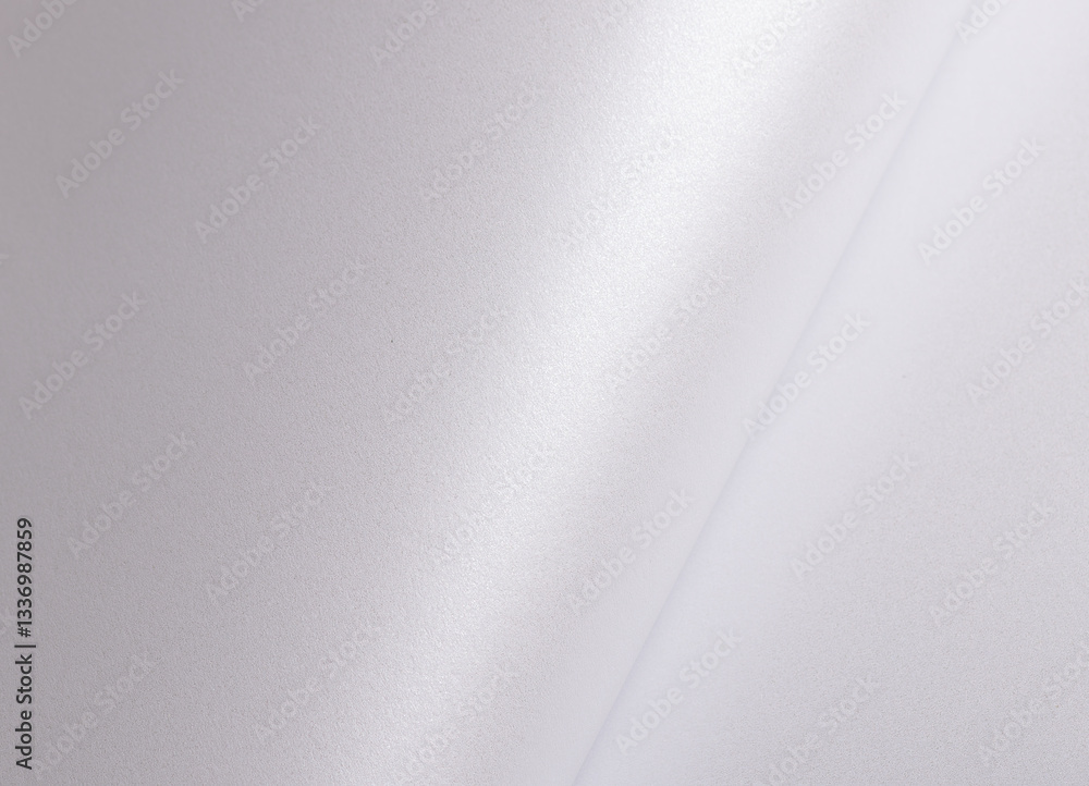 Leinwandbilder Elegant off-white paper texture with a pearlescent gloss and subtle shimmering effect. Rich and reflective designer material with a soft gradient, perfect for luxury stationery, artistic backdrops,.