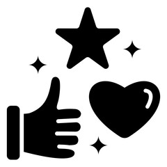 Reputation Glyph Icon