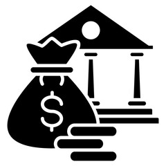 Investment Glyph Icon