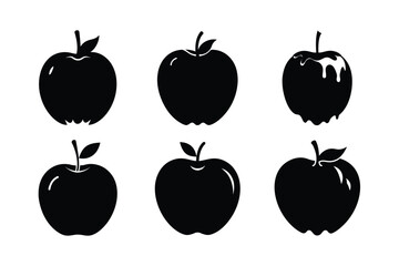 Ice Apple (Palmyra Fruit) – Borassus flabellifer silhouette vector illustration