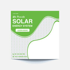 Promoting Social Post For Solar Energy Solutions for a Greener Future – Clean, Renewable Power for Homes and Businesses