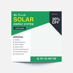 Promoting Social Post For Solar Energy Solutions for a Greener Future – Clean, Renewable Power for Homes and Businesses