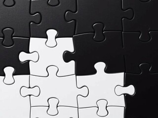 black and white puzzle
