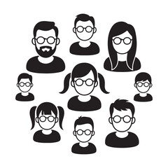 set of people icons