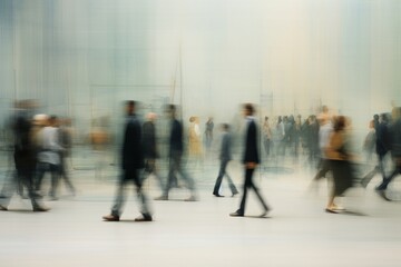 Walking motion people speed.