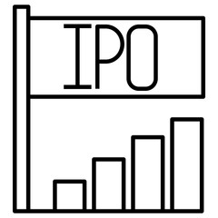 IPO vector icon