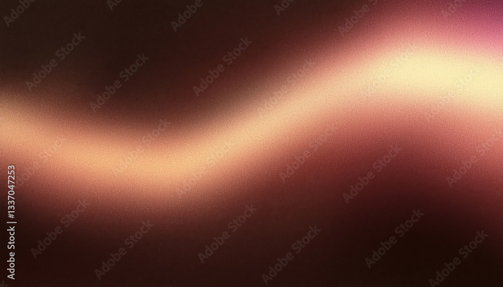 Fototapete soft glowing bronze gradient texture with warm golden light reflection, abstract blurred background 