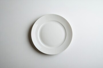 Empty White Plate
