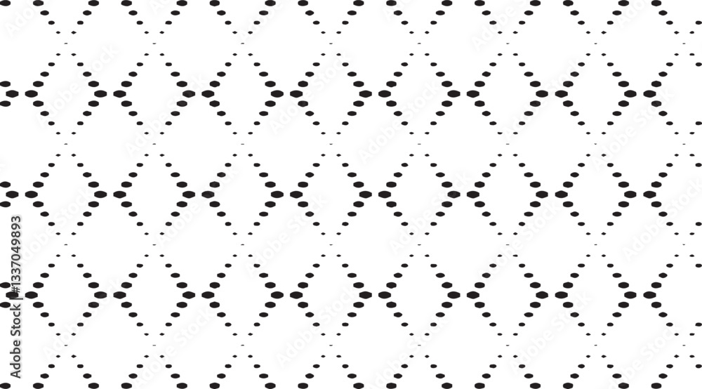 Poster black and white tileable pattern. grunge worn damask pattern design. distressed fabric texture. over