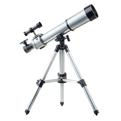 telescope on a white background