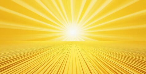 Obraz premium Golden sun rays bursting forth, illuminating a vast landscape