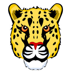 Ilustración de una cabeza de jaguar © Oldboy Martin