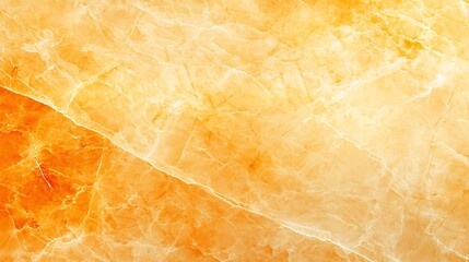 Fototapeta premium Orange marble surface with natural veins for background use, interior design