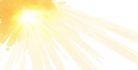 Radiant sunbeams, radiating light