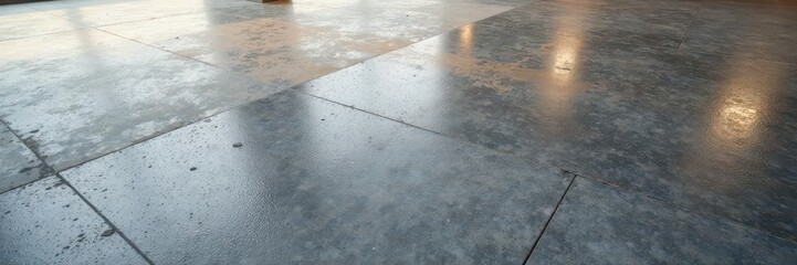 Obraz premium Smooth, poured concrete with faint striations , matte, detail, stock