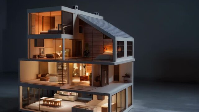 Detailed Model House Interior Revealed