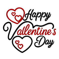 Abstract Happy Valentine's day elegant background