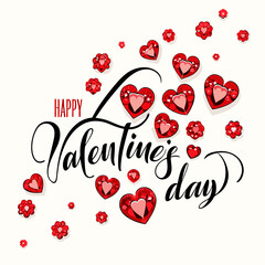Abstract Happy Valentine's day elegant background