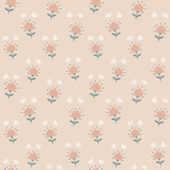 seamless floral pattern, printable wrapping paper for gift giving, print for fabric, wallpaper, scrapbooking, gift, packaging poster postcard