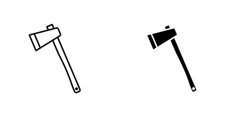 Axeicons for ui. vector illustration