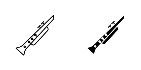 Clarineticons for ui. vector illustration © Win