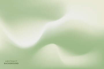 Green tea matcha gradient background. Green wave. Vector illustration.