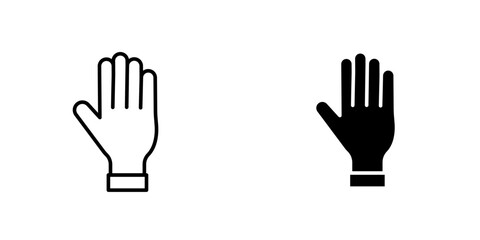 Handicons for ui. vector illustration