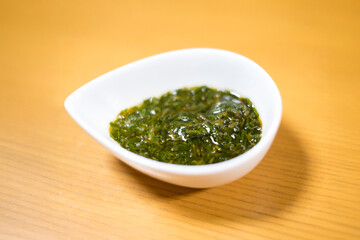 ギバサ（アカモク）の三杯酢