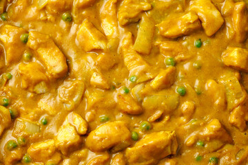 Chinese Chicken Curry. Chinese take away food