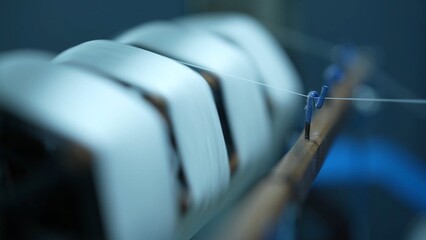 Spinning in the garment factory
