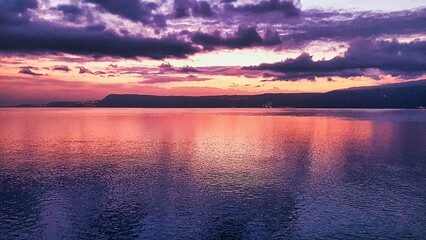 Obraz premium coucher de soleil en mer
