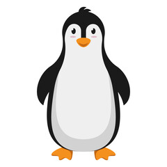 An Adorable Cute Cartoon Penguin Illustration Perfect for Fun and Playful Themes and Ideas