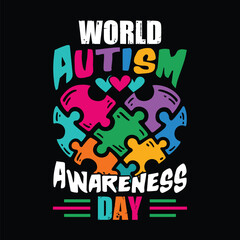 Autism Seeing the World Differently T-Shirt Design.